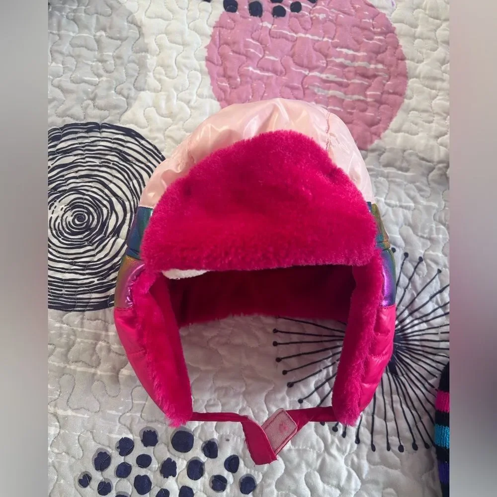 Bundle Colorful Winter Hats Set for girls 4-6 years old